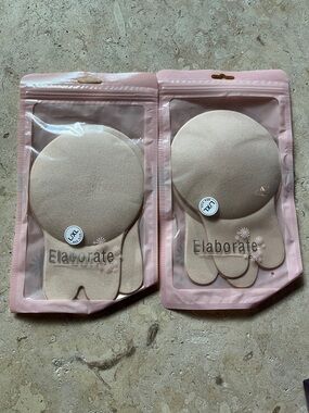 Nude Adhesive Silicone Bra/Nipple Covers - 2 Pack